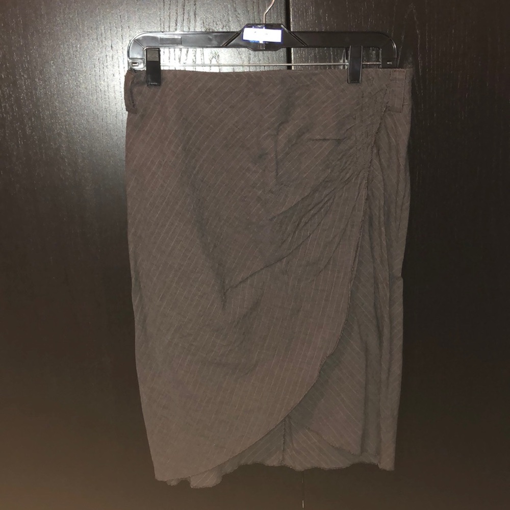 Grey Pencil Skirt